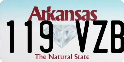 AR license plate 119VZB