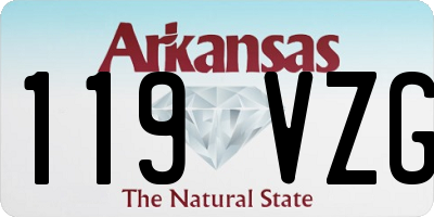 AR license plate 119VZG