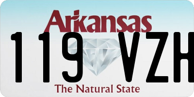 AR license plate 119VZH