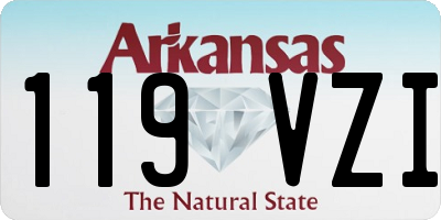 AR license plate 119VZI