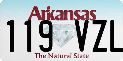 AR license plate 119VZL