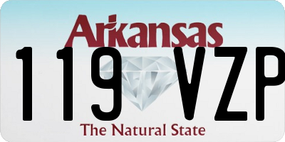 AR license plate 119VZP