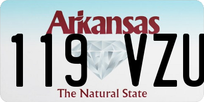 AR license plate 119VZU