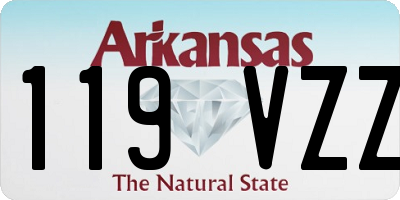AR license plate 119VZZ