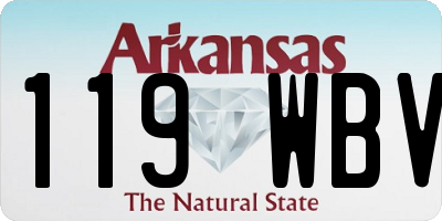 AR license plate 119WBV