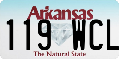 AR license plate 119WCL