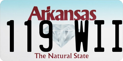 AR license plate 119WII