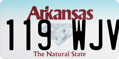 AR license plate 119WJV