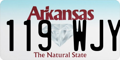 AR license plate 119WJY