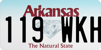 AR license plate 119WKH