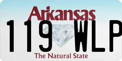 AR license plate 119WLP