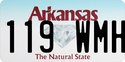 AR license plate 119WMH
