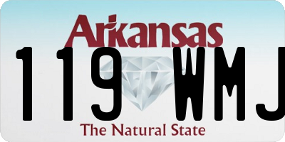 AR license plate 119WMJ