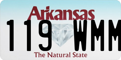 AR license plate 119WMM