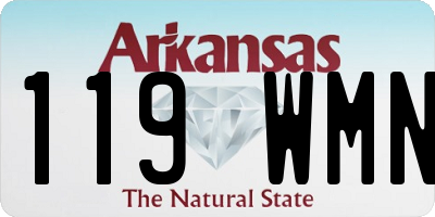 AR license plate 119WMN