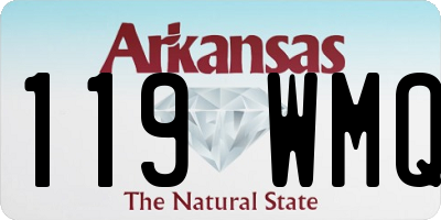AR license plate 119WMQ