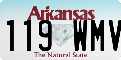AR license plate 119WMV