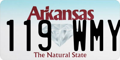 AR license plate 119WMY