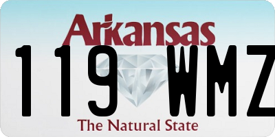 AR license plate 119WMZ