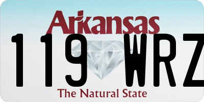 AR license plate 119WRZ