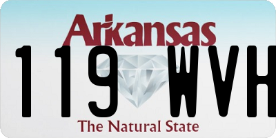 AR license plate 119WVH