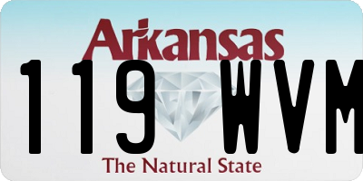 AR license plate 119WVM