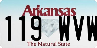 AR license plate 119WVW