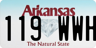 AR license plate 119WWH