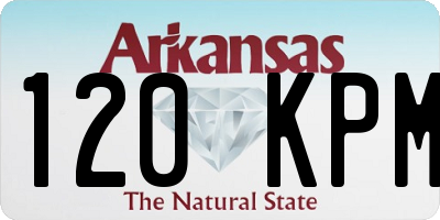 AR license plate 120KPM