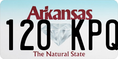 AR license plate 120KPQ