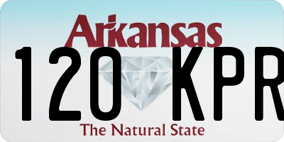 AR license plate 120KPR