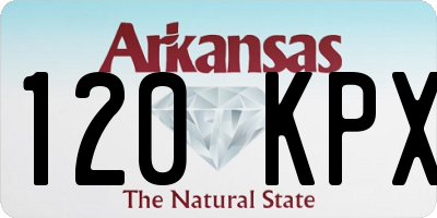 AR license plate 120KPX