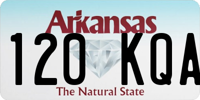 AR license plate 120KQA