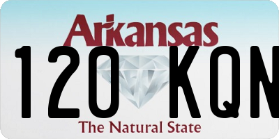 AR license plate 120KQN