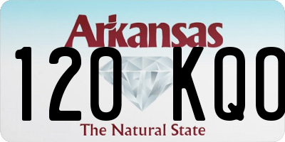 AR license plate 120KQO