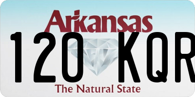 AR license plate 120KQR