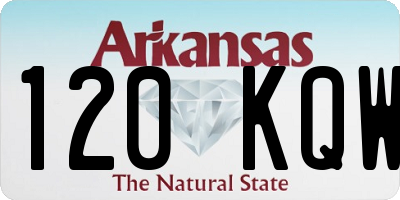 AR license plate 120KQW