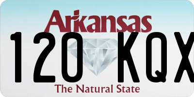 AR license plate 120KQX