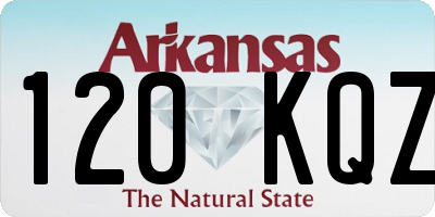 AR license plate 120KQZ