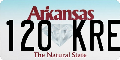 AR license plate 120KRE