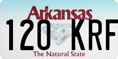 AR license plate 120KRF
