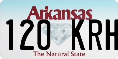 AR license plate 120KRH