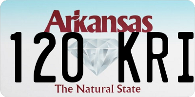 AR license plate 120KRI