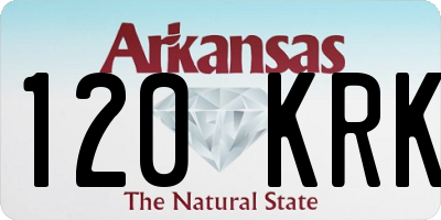 AR license plate 120KRK