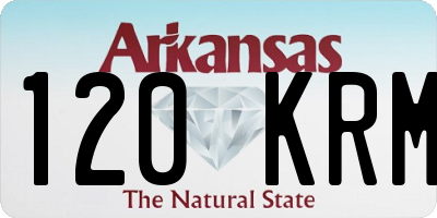 AR license plate 120KRM