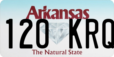 AR license plate 120KRQ