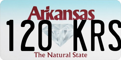 AR license plate 120KRS