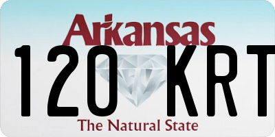 AR license plate 120KRT