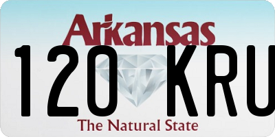 AR license plate 120KRU