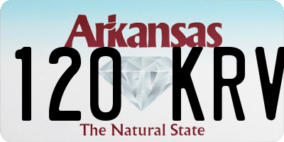 AR license plate 120KRV
